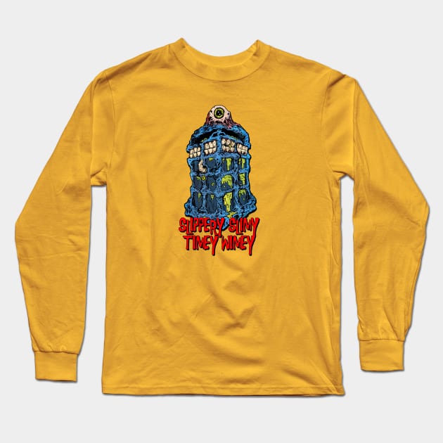 Slimy Wimey Long Sleeve T-Shirt by CherryMothCake